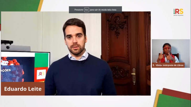 Governador manteve a bandeira vermelha para as regiões de Uruguaiana e Caxias