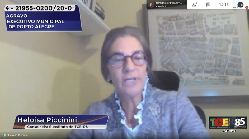 Conselheira Heloisa Piccinini seguiu voto do relator Cezar Miola e negou recurso da prefeitura