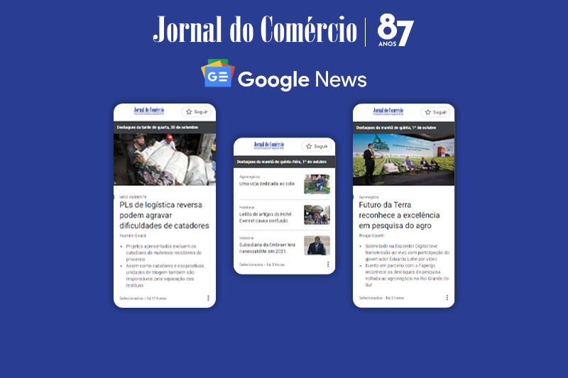 Jornal do Comércio é um dos veículos de imprensa do Brasil contemplados pela plataforma
