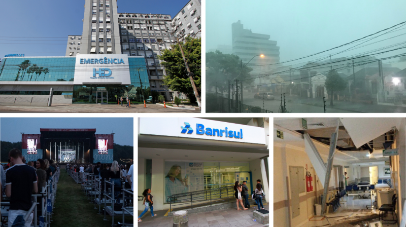Semana teve anúncio do Banrisul sobre 13º e rescaldo do temporal que atingiu o Estado