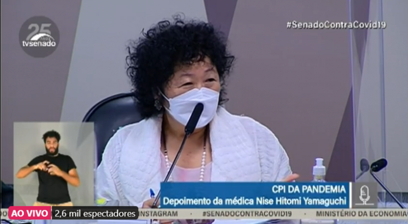 Médica defensora da cloroquina depõe nesta terça-feira na Comissão