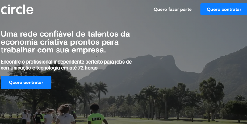 A inscri&ccedil;&atilde;o no site (https://redecircle.com/) &eacute; gratuita e a &uacute;nica remunera&ccedil;&atilde;o surge das empresas filiadas Foto: CIRCLE/REPRODU&Ccedil;&Atilde;O/JC