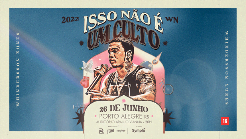 Show acontece em duas sessões esgotadas