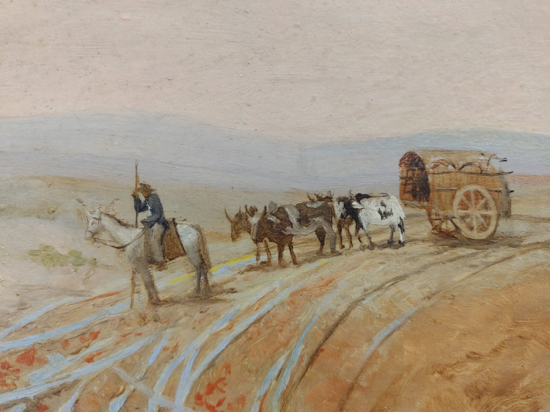 Mostra apresenta pinturas que retratam cenas cotidianas e paisagens