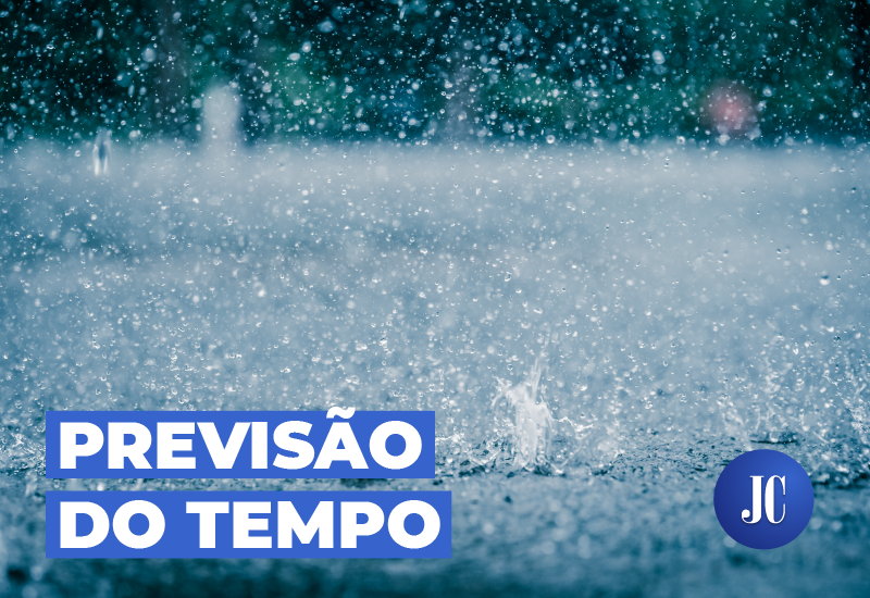 Chuva pode ser acompanhada de granizo e ventos de até 90 km/h