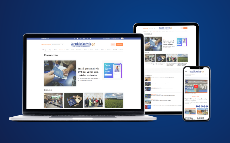 Novo site do JC pode ser acessado em diversas plataformas
