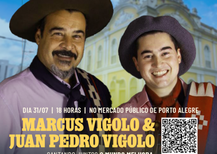 Apresentação gratuita acontece na próxima quarta-feira (31) e trará clássicos nativistas