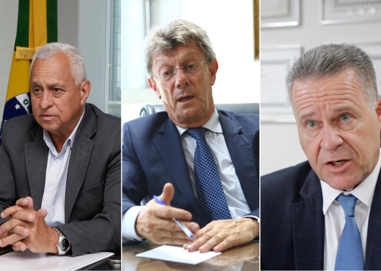 Marco Ant&ocirc;nio Peixoto, presidente; Iradir Pietroski, vice-presidente; Alexandre Postal, corregedor