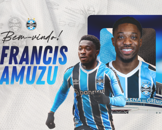 Grêmio anuncia o contratação do atacante Francis Amuzu
