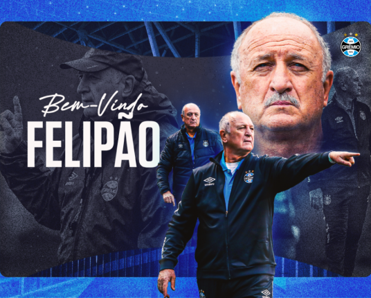Grêmio anuncia Felipão como coordenador técnico