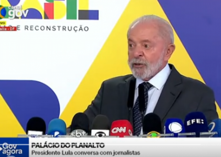 As declarações ocorreram em uma entrevista à imprensa no Palácio do Planalto