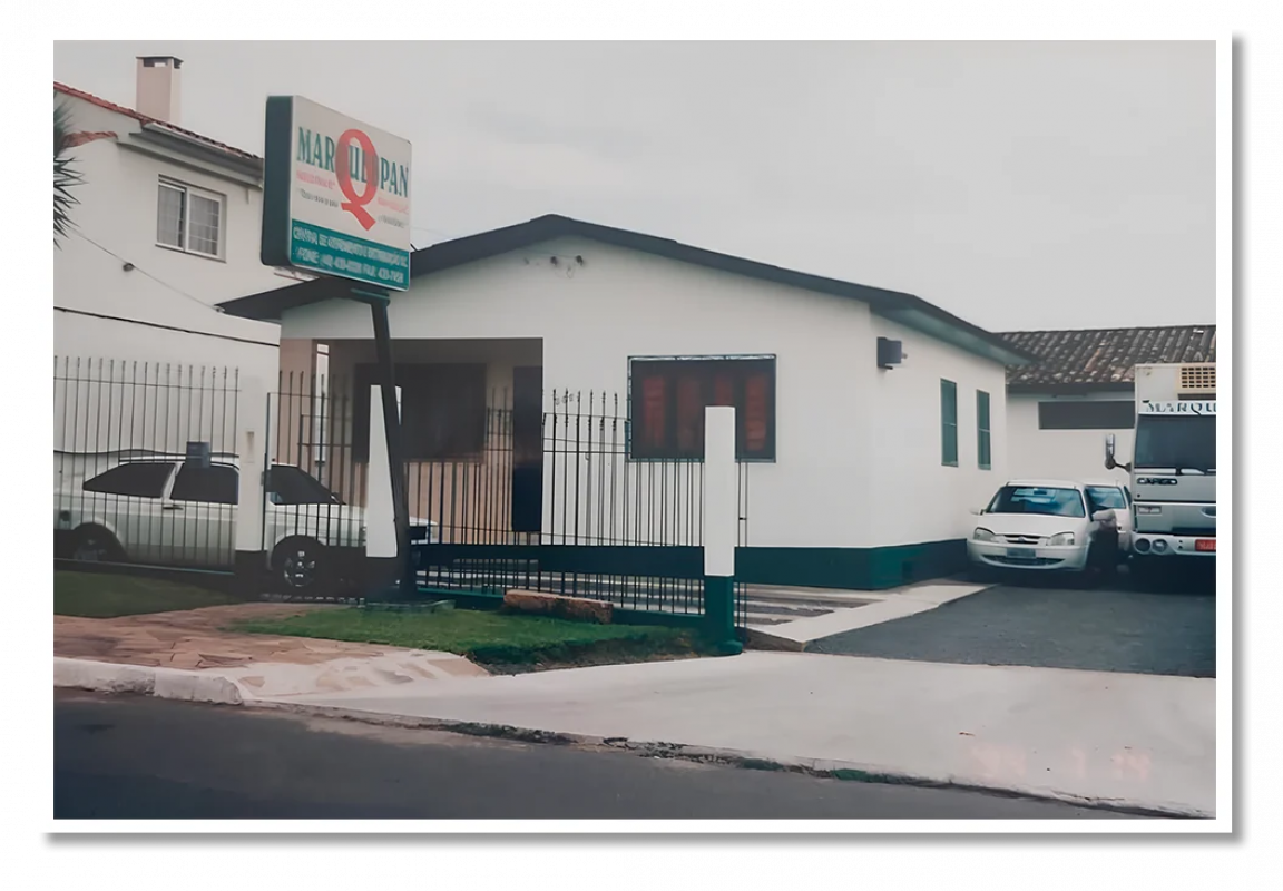 Primeira sede da Marquespan, localizada em Gravataí  | Marquespan / Divulgação / JC