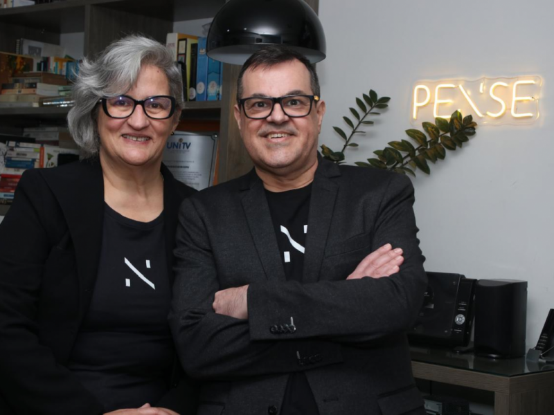 Eneida Severo e Rogério Fraga são os nomes à frente da Agência Pense Foto: ARQUIVO PESSOAL/JC