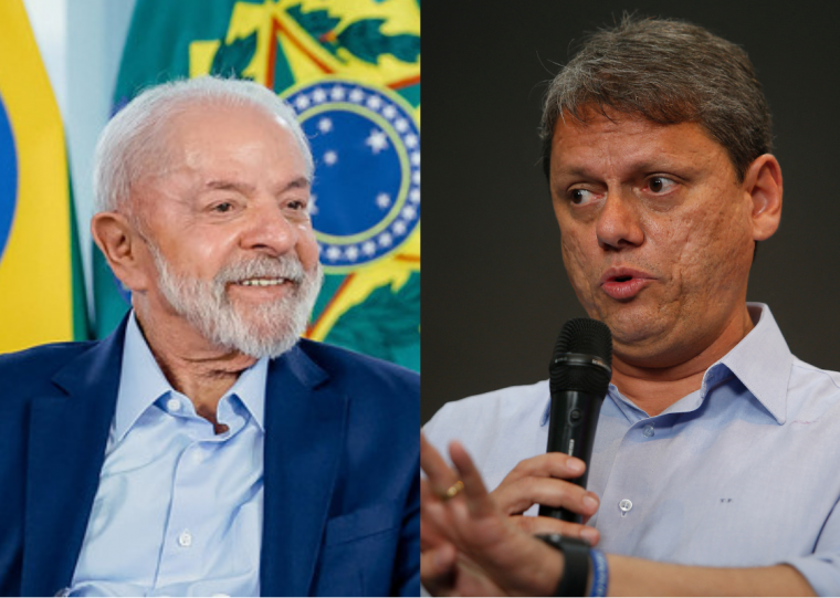 Lula tem 50,6% das intenções de voto, enquanto Tarcísio de Freitas aparece com 45,2%