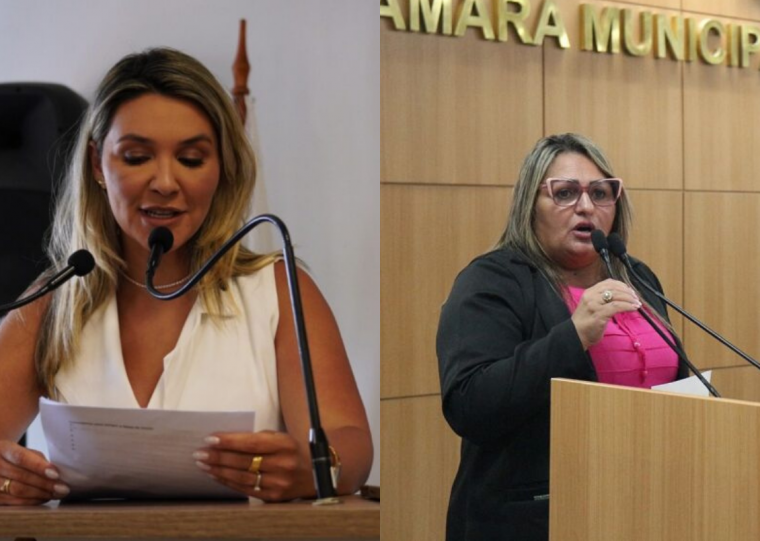 Michele Galvão (à esquerda), de Viamão, e Jussara Caçapava (à direita), de Cachoeirinha, assumem as prefeituras de maneira interina