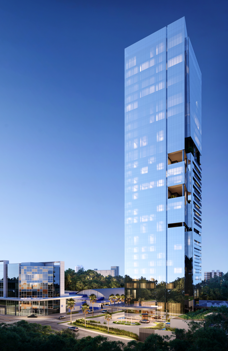 Vision deverá ser a maior torre do Icon ECB, com 148 metros de altura; entrega está prevista para 2028 | Ci8/Divulgação/JC