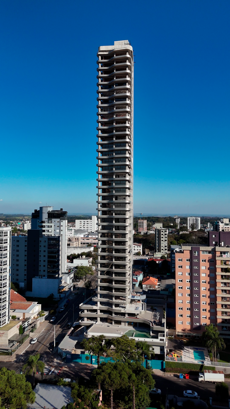 Chardonnay 257 é o edifício mais alto de Passo Fundo e o segundo maior do Rio Grande do Sul | Una Construtora/Divulgação/JC
