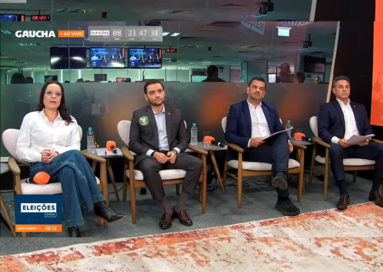 2 - Candidatos ao governo do RS participam de debate na Rádio Gaúcha na manhã desta sexta-feira, 25 de setembro