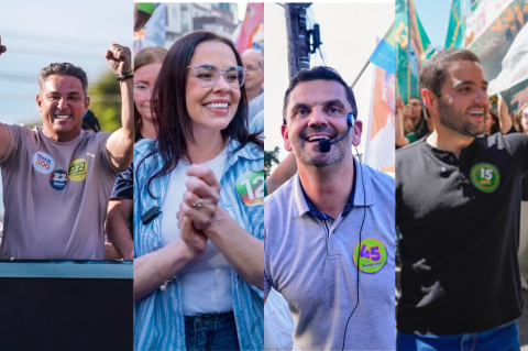 A oito dias das eleições, candidatos ao governo do RS concentram agendas em Porto Alegre e Região Metropolitana